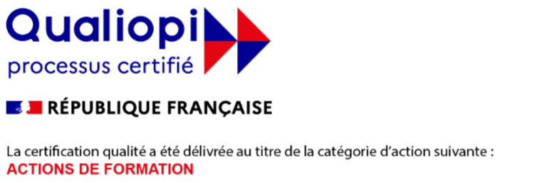 Assocca - logotype certification Qualiopi catégorie Actions de formation